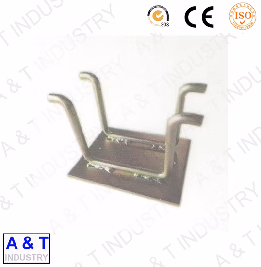 Processamento de peças embutidas na parede de cortina de construção de soldagem por estampagem de metal